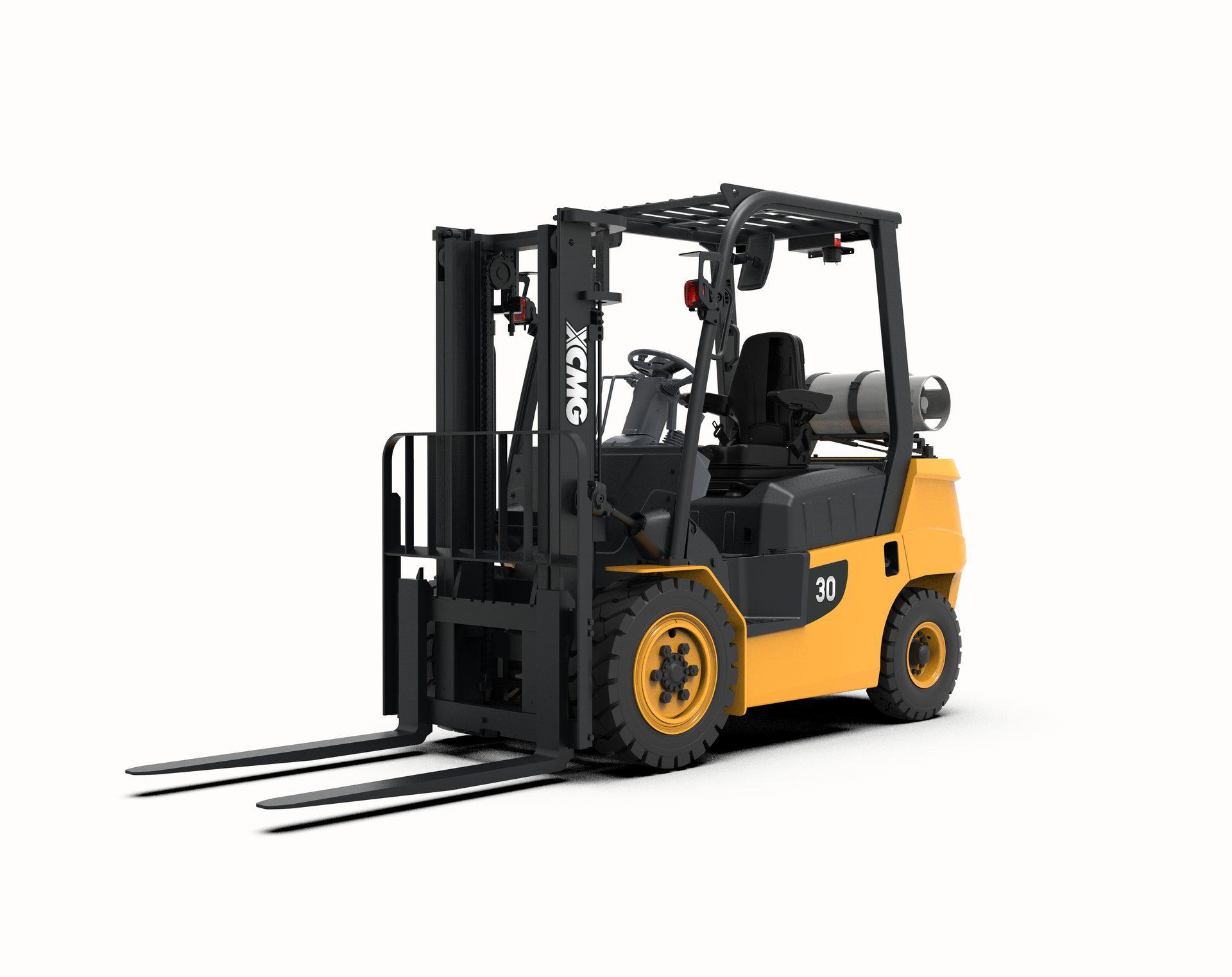 Empilhadeira XCMG a GLP XVB30N-LPG com cilindro de gás